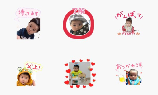 我が子の写真をLINEスタンプにする母親「それ売れるの？」本人に聞いた