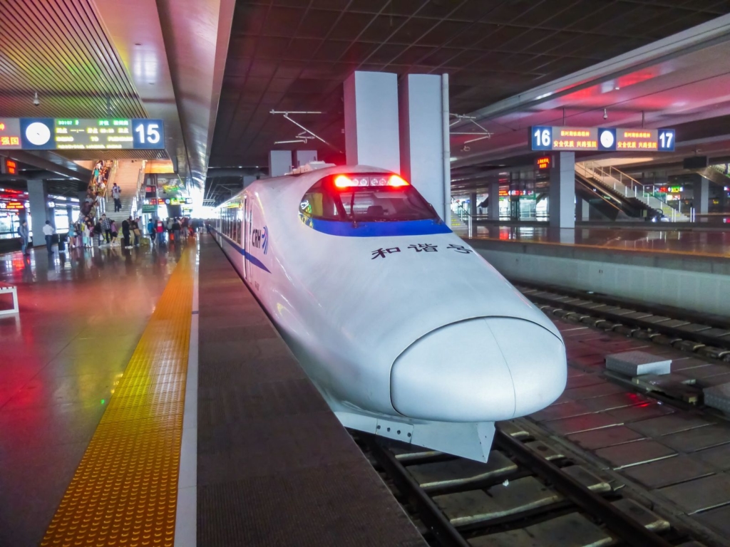 中国版新幹線の高速鉄道