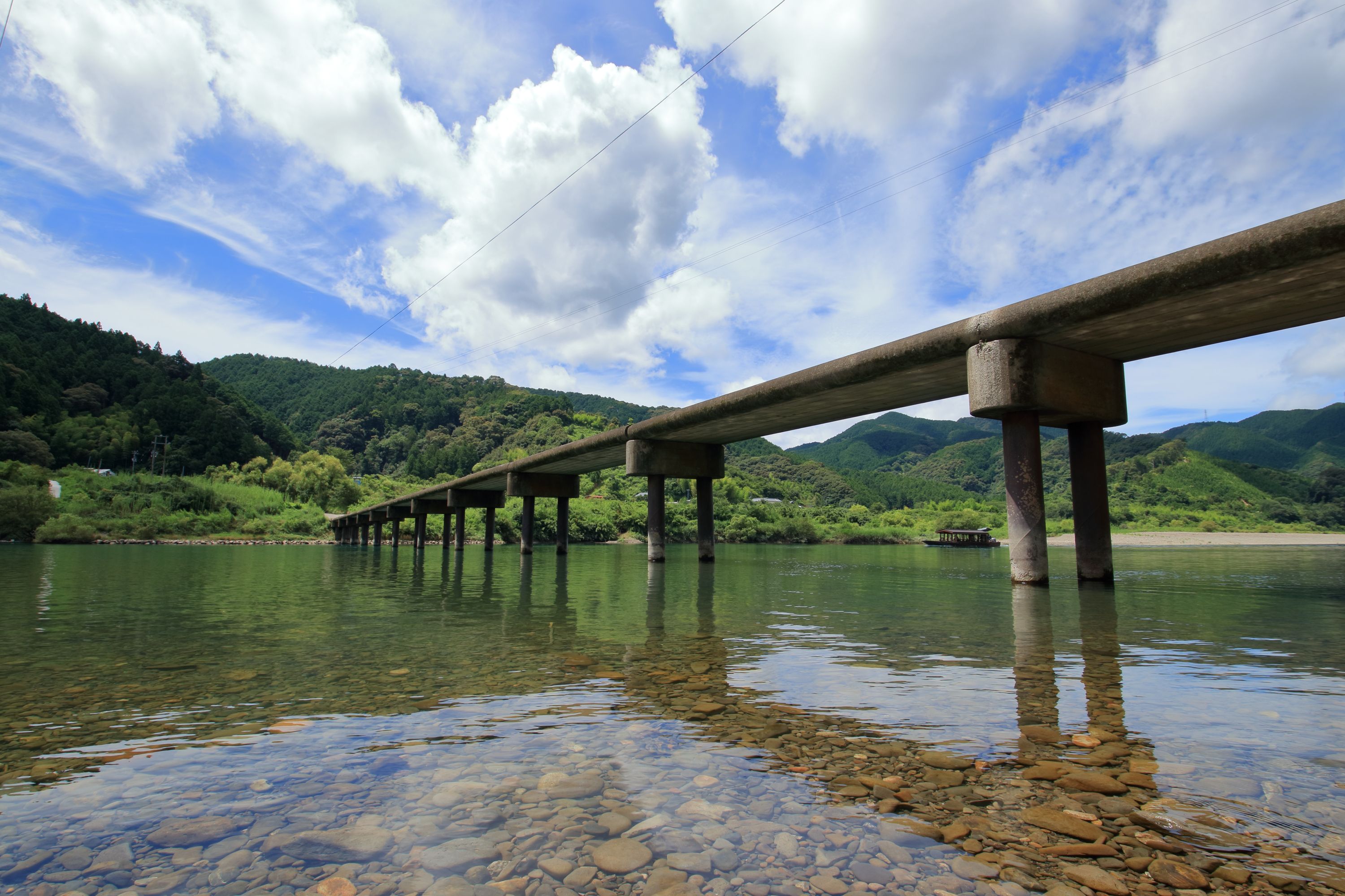 四万十川　沈下橋