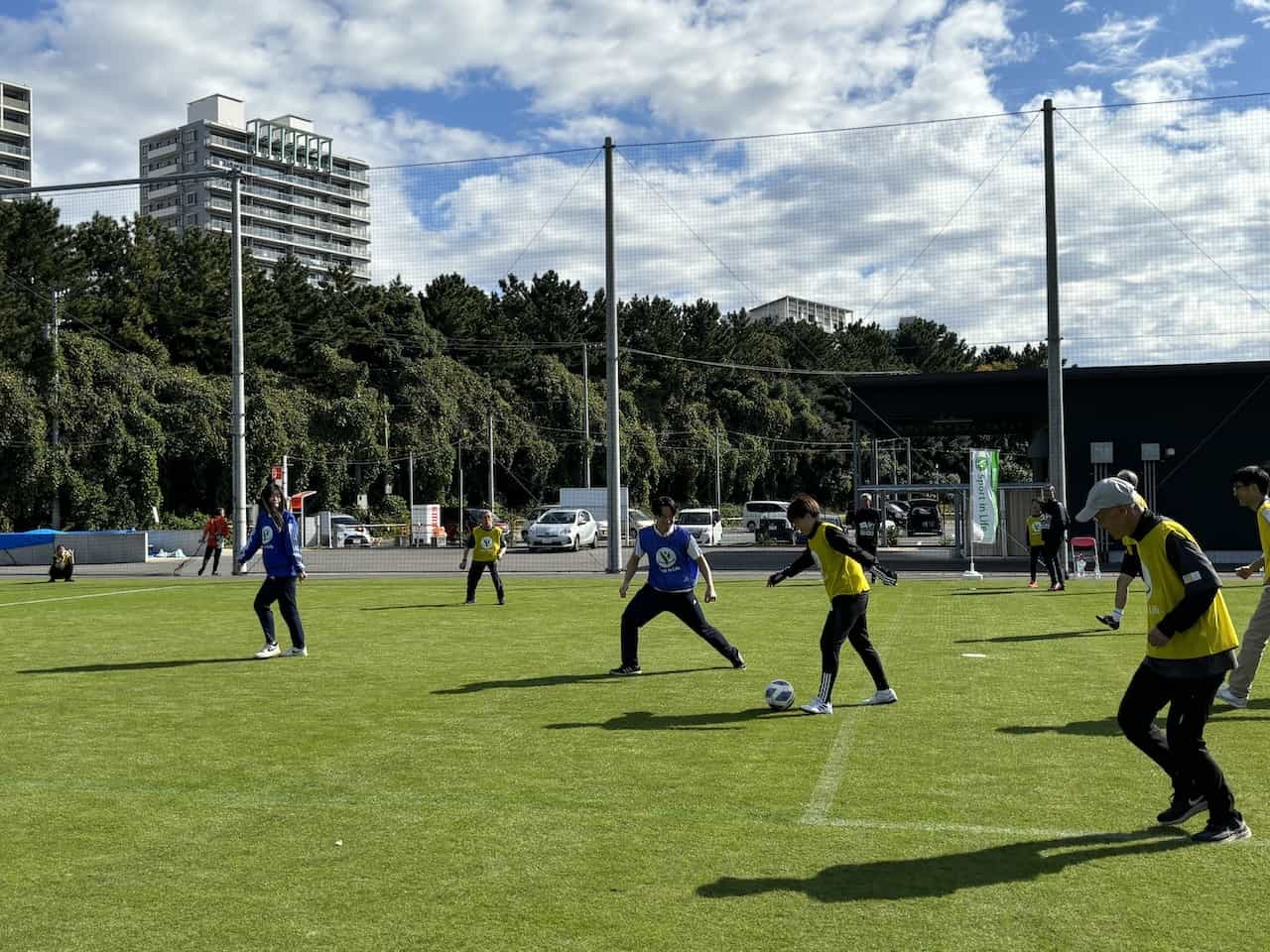 Sport in Life ウォーキングフットボールDay プレイ中　宮間あやさん