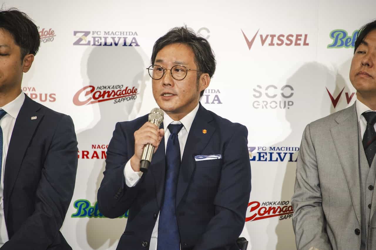 株式会社名古屋グランパスエイトの清水克洋社長