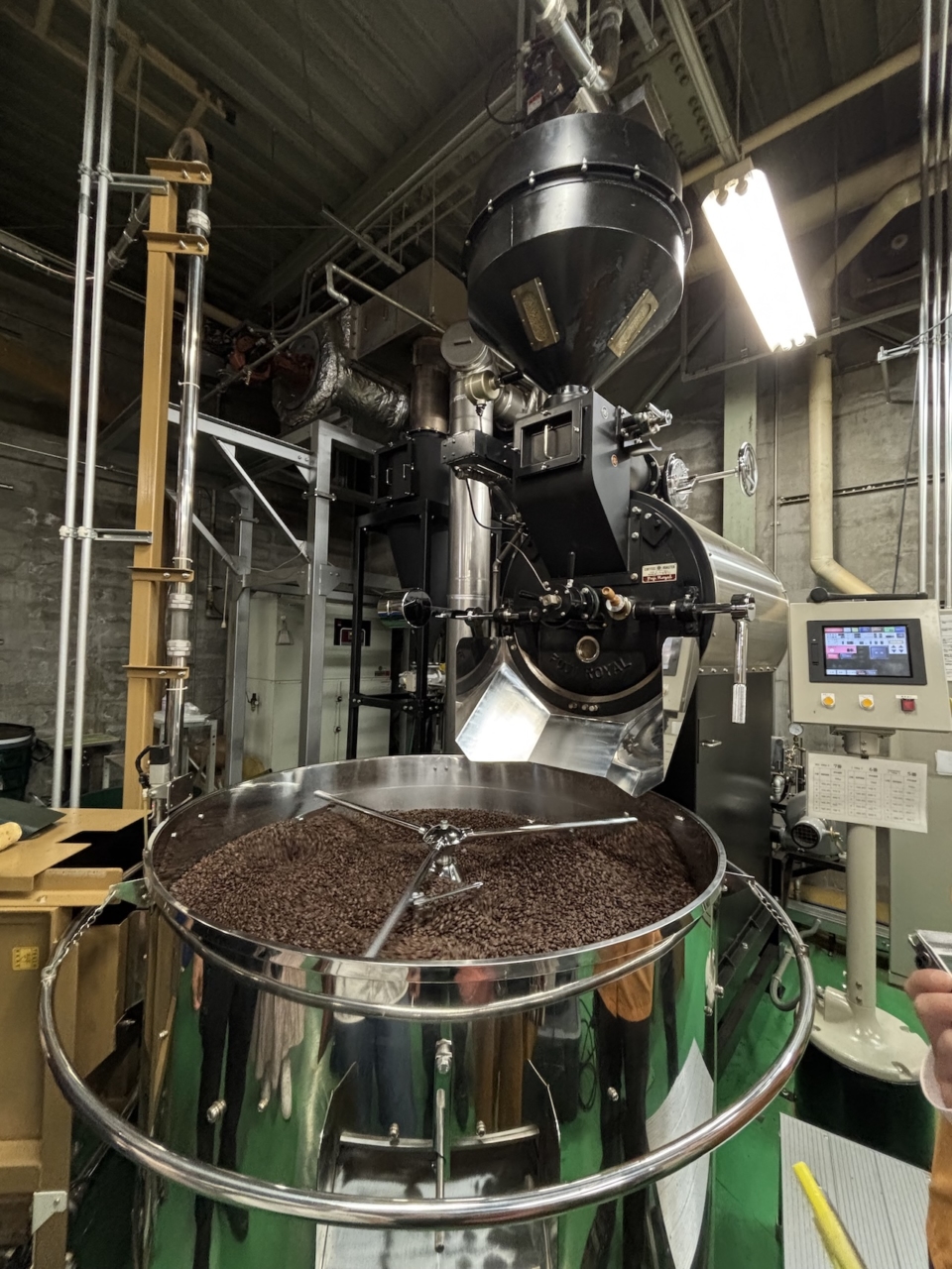びっくりドンキーのコーヒー焙煎工場