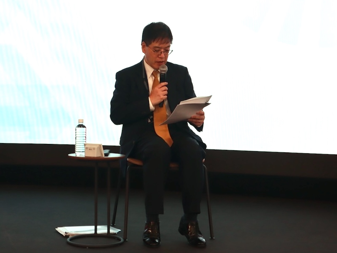 モデレーター森田宗男氏(FinCity.Tokyo専務理事)