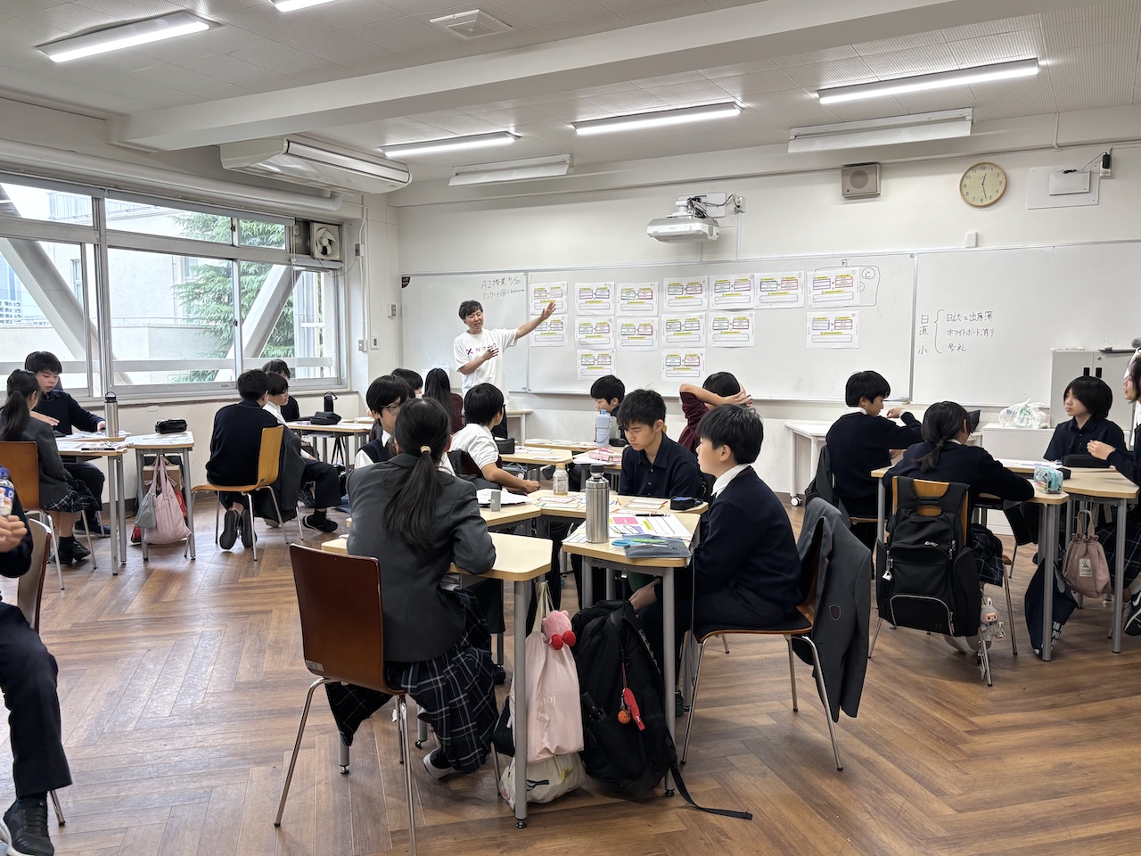 「かけテク for CARE」の授業の様子